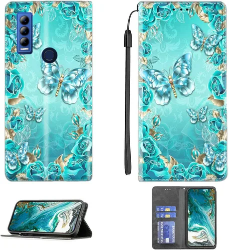 Vista 201 de jioeuinly ATT Motivate 2 - Funda compatible con ATT Motivate 2, funda con soporte abatible y cierre magnético DJS