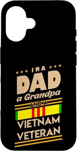 Vista 31 de Funda de regalo para iPhone 13 Pro Max I'm a Dad Grandpa And Vietnam Veteran Cool Soldier