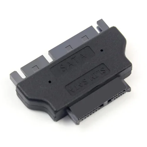 Vista 6 de chenyang SATA 22Pin macho a Slimline SATA 13 hembra portátil CD-ROM convertidor adaptador