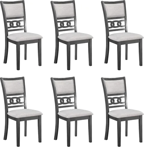 Vista 17 de New Classic Furniture Sillas de comedor Gia, juego de 2, color marrón