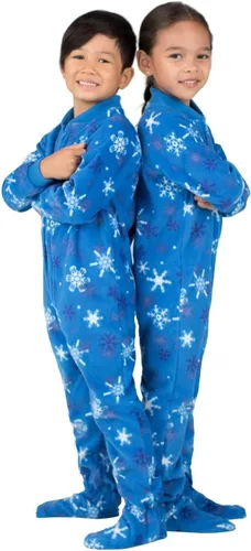 Vista 5 de Footed Pajamas - Mameluco familiar a juego Suéteres de una pieza para niños, niñas, hombres, mujeres y mascotas Unisex