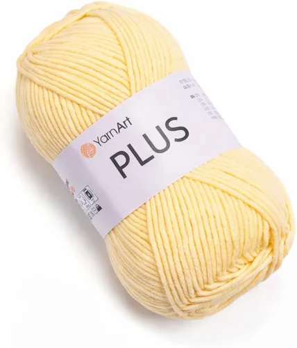 Vista 20 de YarnArt Jeans Plus - Hilo de mezcla de algodón suave, 100g (3.5 onzas), 160m (174 yardas), 55% algodón, 45% acrílico, grosor medio #4, ideal