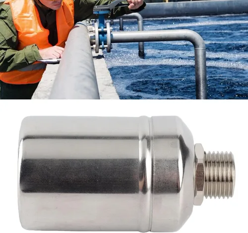Vista 4 de Válvula automática de control de nivel de agua Válvula de flotador de acero inoxidable de 1/2 pulgada para tanques de agua Piscinas Sistema