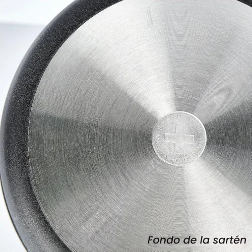 Vista 9 de Swiss Diamond Sartén antiadherente de diamante de 7 pulgadas, sartén con revestimiento de aluminio, apta para lavavajillas y horno con mango