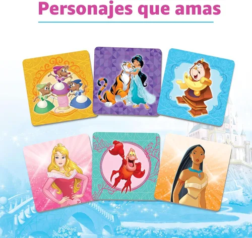 Vista 4 de Wonder Forge Juego de memoria de princesas de Disney: divertido y rápido juego de memoria para niños Juguete atractivo para niños de 3 a 5 años