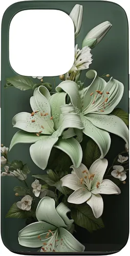 Vista 10 de Funda para iPhone 12 mini Sage green Wildflower Aesthetic Flower