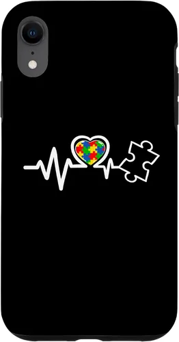 Vista 25 de Heart Puzzle Piece Heartbeat Cool Autism Awareness Case for iPhone 16