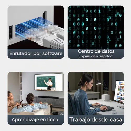 Vista 3 de Beelink ME Mini PC, NAS de escritorio Intel N95 12G LPDDR5, 1TB M.2 PCIe 3.0x1 SSD, 6 x ranuras SSD M.2, LAN dual 2.5G/servidor