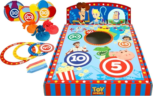 Vista 2 de Toy Story GFL62 Disney Pixar 4 juegos de actividades de tiza de carnaval, multicolor