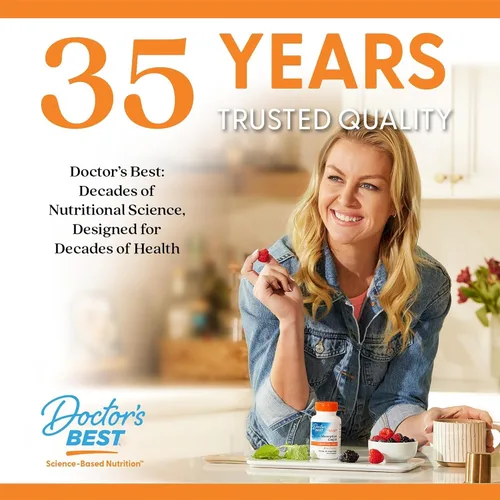 Vista 8 de Doctor's Best CoQ10 de alta absorción con BioPerine, salud cardíaca y producción de energía, fermentada naturalmente, sin OMG, vegano, sin gluten