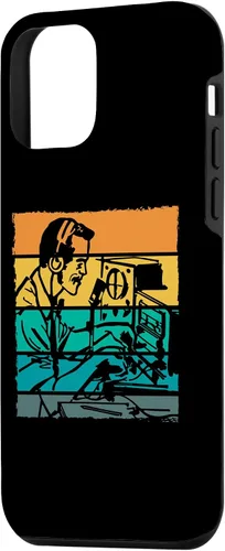 Vista 2 de iPhone 12 mini Retro Radio Vintage Broadcast Ham Radio Case