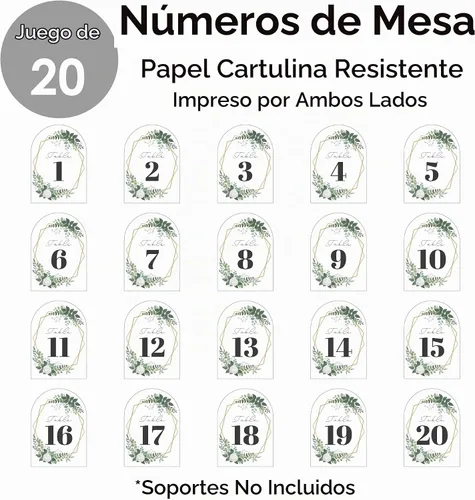 Vista 5 de Big Dot of Happiness Tarjetas de números de mesa boho – Tarjetas de doble cara de 5 x 7 pulgadas, tarjetas de boda, recepción, fiesta, eventos
