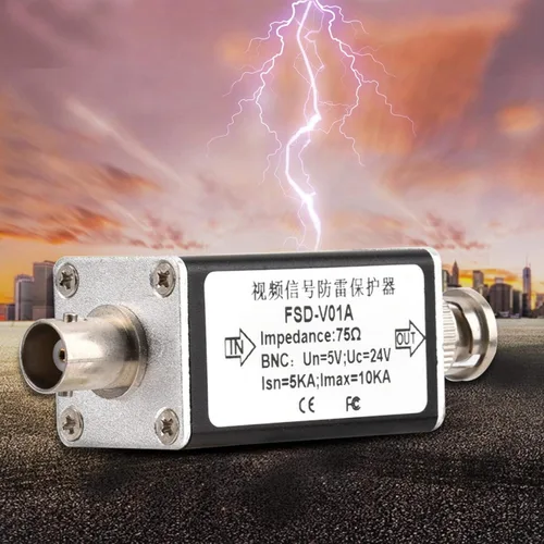 Vista 6 de Protector de sobretensiones para cámara CCTV Video BNC, dispositivo de protección contra sobretensiones 24 V