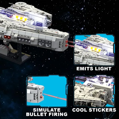 Vista 2 de SEEMEY New Earth Spaceship Star-Fleet Space-Fighter Space-Attack-Aircraft