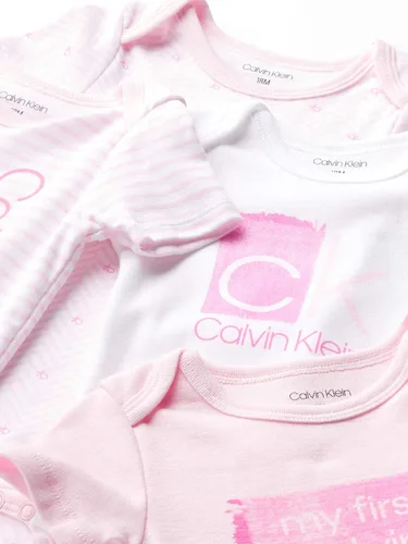 Vista 3 de Calvin Klein Baby-girls 4 piezas Pack Body