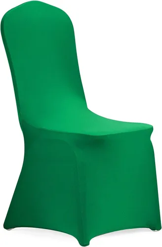 Vista 10 de Peomeise - 6 piezas de funda elástica de elastano para sillas, para bodas, fiestas, banquetes y eventos (negro, 6)