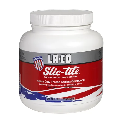 Vista 3 de LA-CO 42014 Slic-Tite - Pasta selladora de rosca prémium con PTFE, temperatura de -50 a 500 grados F, 1 galón