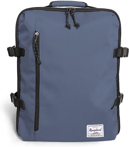 Vista 18 de Mochila de viaje ligera para senderismo, mochila para laptop, 17L de mano para artículos personales, bolsa de fin de semana, unisex, todo negro