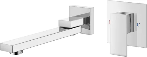 Vista 11 de Aolemi Grifo de baño de montaje en pared, grifo de bañera de una sola manija con boquilla giratoria, válvula áspera de latón incluida, níquel Níquel