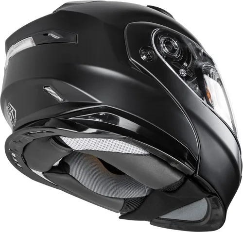 Vista 2 de GMAX MD-01S - Casco modular para nieve, color negro mate, MD