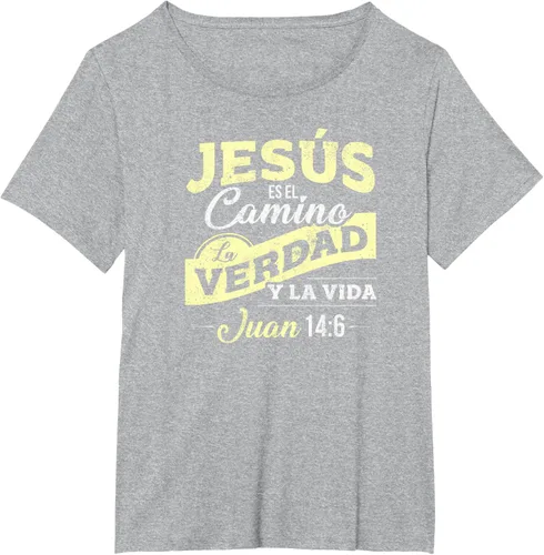 Vista 84 de Camisas de la Biblia de Jesus para los Cristianos Camiseta Española Negro