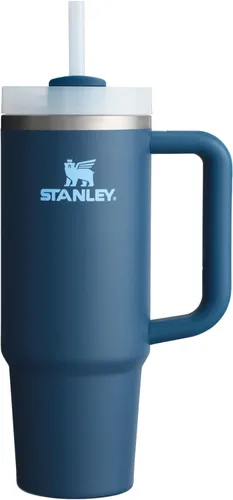 Vista 249 de STANLEY Quencher H2.0 Vaso Térmico con Asa y Pajita 64 oz Tapa Flowstate de 3 Posiciones Gran Capacidad para Viajes y Deportes Vaso de Acero