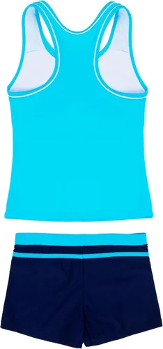 Vista 2 de KABETY Little Girls Summer Two Piece Boyshort Fashion Tankini Swimsuit