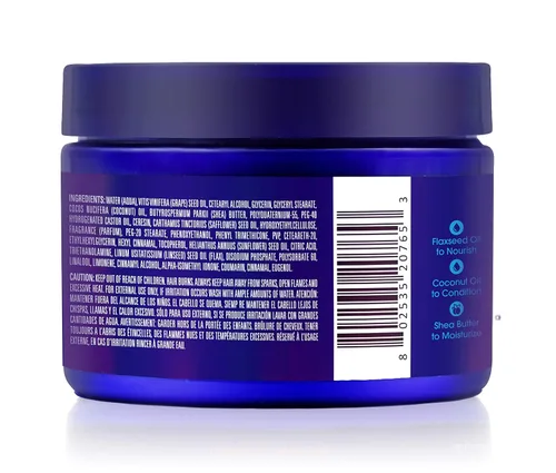 Vista 2 de Afro Sheen Crown Defining Curl Cream. Contiene manteca de karité y aceite de coco para definir e hidratar. 12 Oz.