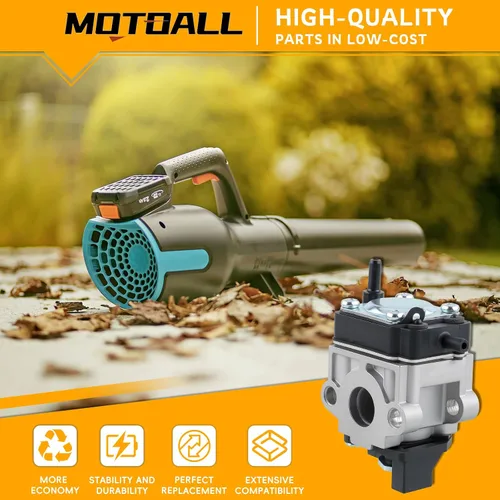 Vista 2 de MOTOALL 308480001 Carburador con Bujía Bombilla de Cebado para Recortadora Toro 51946 51947 51948 51952 51956 51957 51958 51972 51976 51977 51978