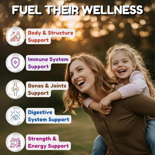 Vista 4 de SHIFAA NUTRITION Gomitas Multivitamínicas Halal para Niños, Suministro de 45-90 Días, con Todas las Vitaminas Esenciales para Niños. Vitaminas
