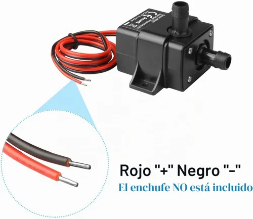 Vista 5 de Paquete de 2 mini bombas de agua sumergibles DC12V para acuario, estanque