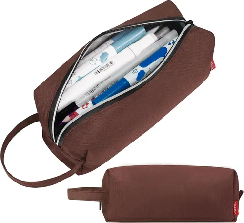 Vista 14 de Fmeida Simple Pencil Case Pouch, Office Supplies Gift for Men Women
