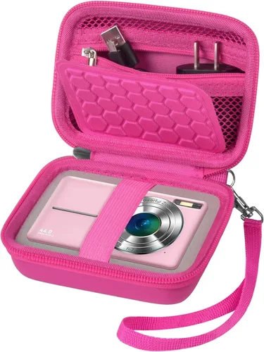 Vista 14 de Estuche protector y de transporte para cámara digital, AbergBest 21 megapíxeles 2.7" LCD recargable HD/Kodak Pixpro/Canon PowerShot ELPH 180/190
