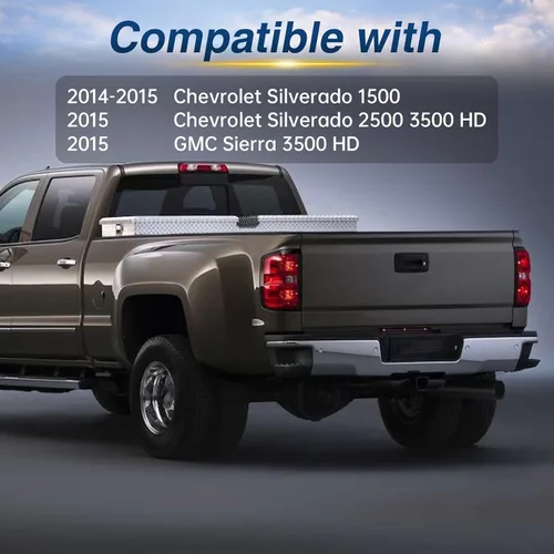 Vista 6 de Arnés de cableado de la lámpara trasera del lado del conductor compatible con Chevrolet Silverado 1500 2014 2015, 2500 3500 HD 2015, GMC Sierra 3500