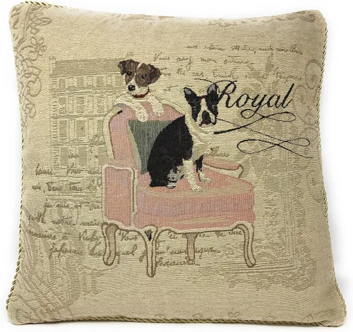 Vista 43 de Tache Home Fashion Funda de almohada 16 x 16 Down The Chimney
