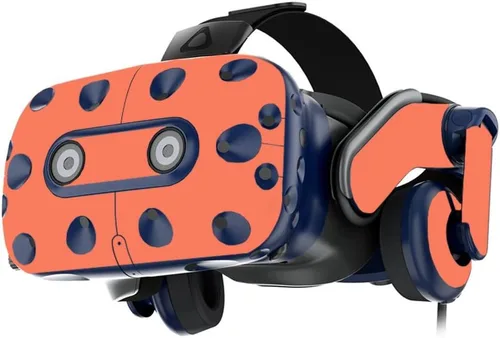 Vista 14 de MightySkins Skin compatible con los auriculares HTC VIVE Pro VR - Azul claro sólido Funda protectora de vinilo duradera y única Fácil de Azul