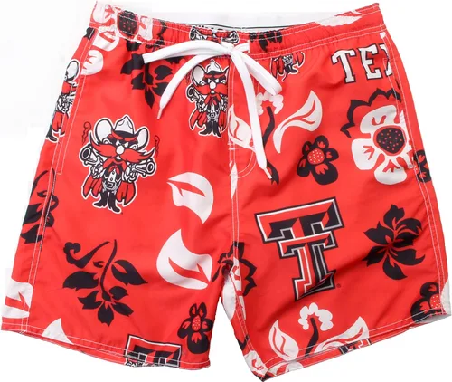 Vista 35 de Wes and Willy NCAA Traje de baño floral para hombre