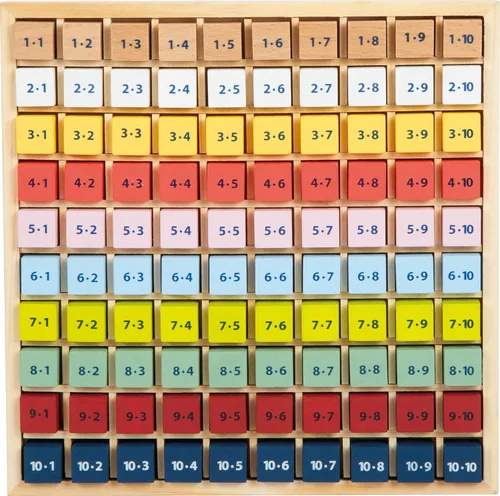 Vista 2 de small foot Wooden toys Small Foot Wooden Toys Learning Multiplication Table "Educate" juguete educativo diseñado para niños a partir de 6 años