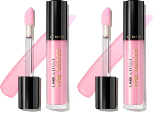 Vista 33 de Revlon - Brillo de labios, Super Lustrous The Gloss, no es pegajoso, acabado de alto brillo 200 Crystal Clear