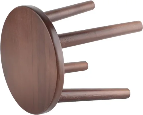 Vista 6 de POCREATION Taburete multiusos para niños, taburetes de madera para el hogar, bonito banco pequeño, asiento de pino para niños, taburete para muebles