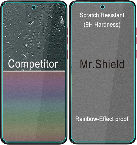 Vista 6 de Mr.Shield Paquete de 3 protectores de pantalla de vidrio templado