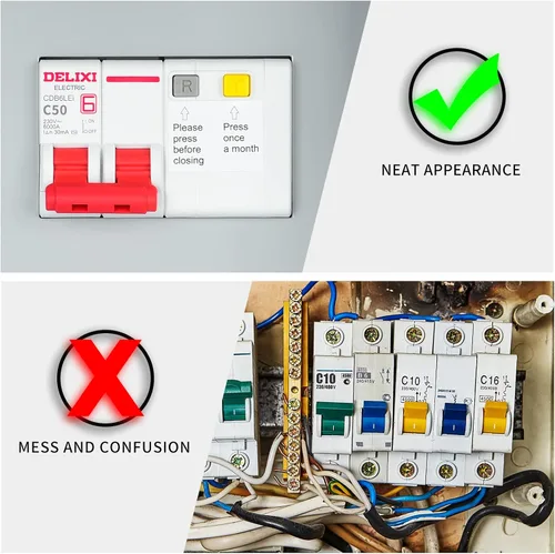 Vista 6 de briidea Panel de spa de 50 amperios con disyuntor GFCI de 3 polos y 50 amperios, impermeable IP 65, ideal para spas, jacuzzis, piscinas, hogar