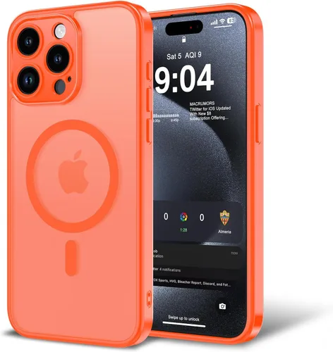 Vista 78 de Funda para iPhone 11 con protector de pantalla, compatible con MagSafe, ultra delgada, translúcida, mate, a prueba de golpes, color negro