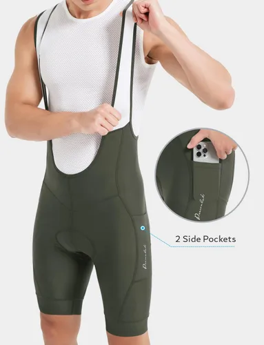 Vista 12 de Przewalski - Culote de ciclismo para hombre acolchado 3D, excelente rendimiento y mejor ajuste