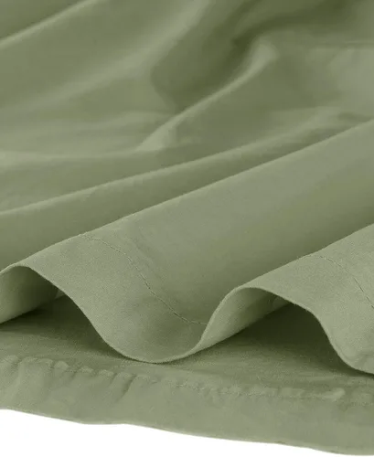 Vista 6 de Allegra K Vestidos de safari de algodón con cuello abotonado para mujer