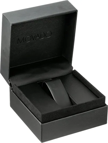 Vista 3 de Movado Series 800 caja de acero inoxidable esfera verde pulsera de acero inoxidable mujer 2600136