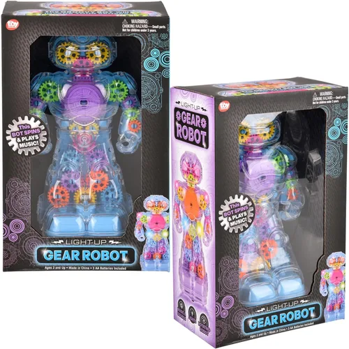 Vista 7 de Robot de engranajes iluminados de 8.5