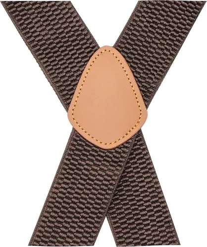 Vista 2 de Tirantes para hombre X-Back resistentes con ganchos a presión en trabillas para cinturón