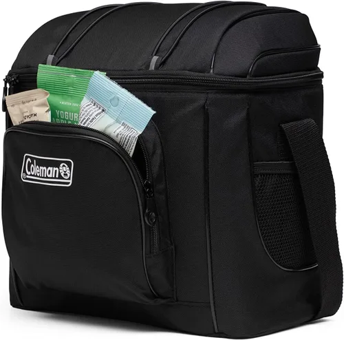 Vista 5 de Coleman Chiller Insulated Soft Cooler, Leakproof 9/16/30 Can Cooler with 12+ Hour Ice Retention, Made with Recycled Materials, Great for Lunch