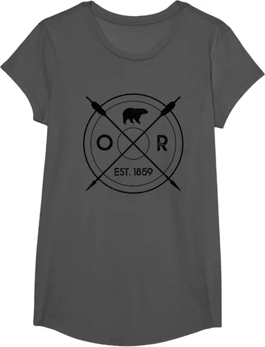Vista 32 de Oregon Beaver State Bear OR Est. 1859 - Camiseta de regalo, gris, S